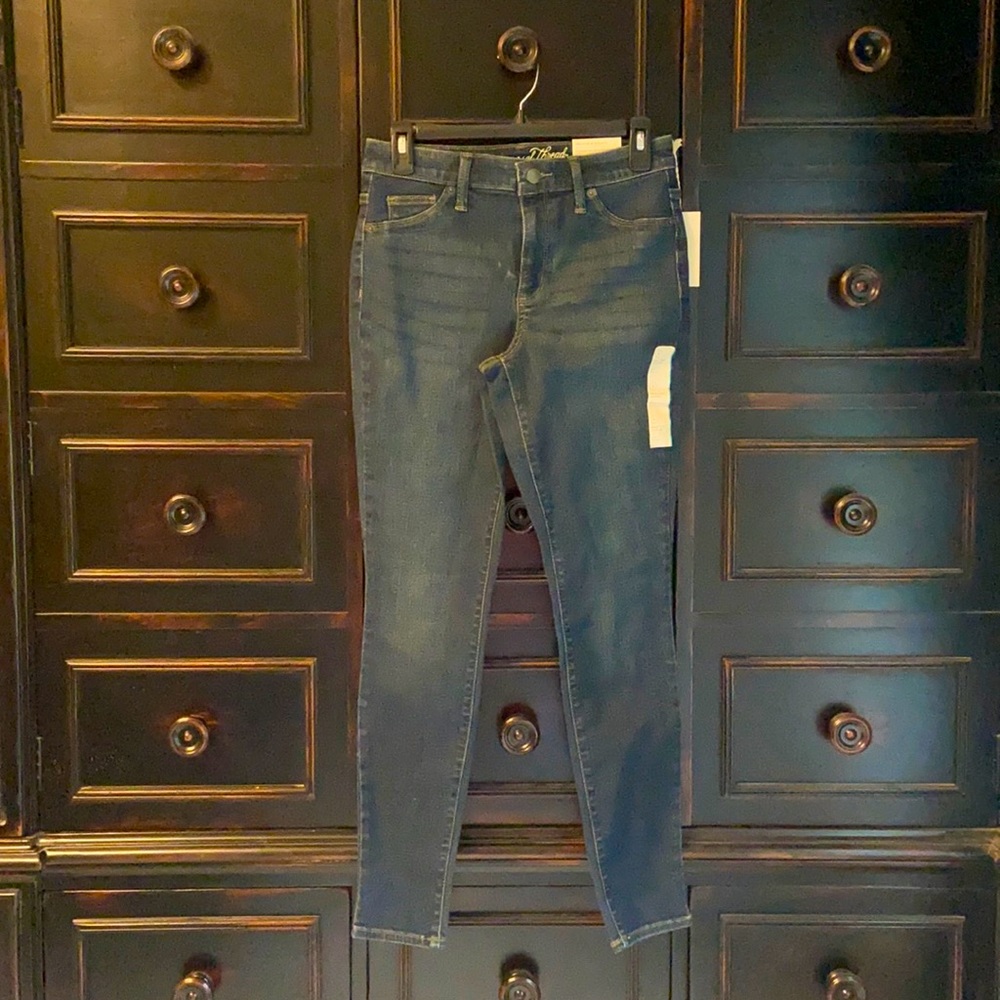 Blue High-rise jeggings